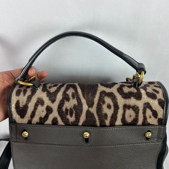 YSL Saint Laurent Patent Leather Muse Two Bag - Pony Hair Patent Leather RARE - Picture 14 of 16